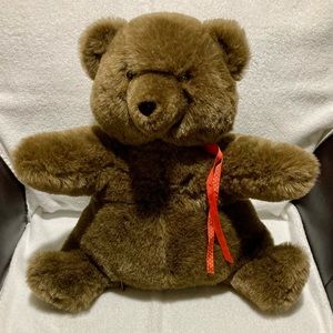 Stuffed Teddy Bear with storage for valuables and opening for Nanny Cam.